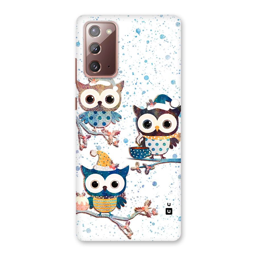 Winter Owls Back Case for Galaxy Note 20