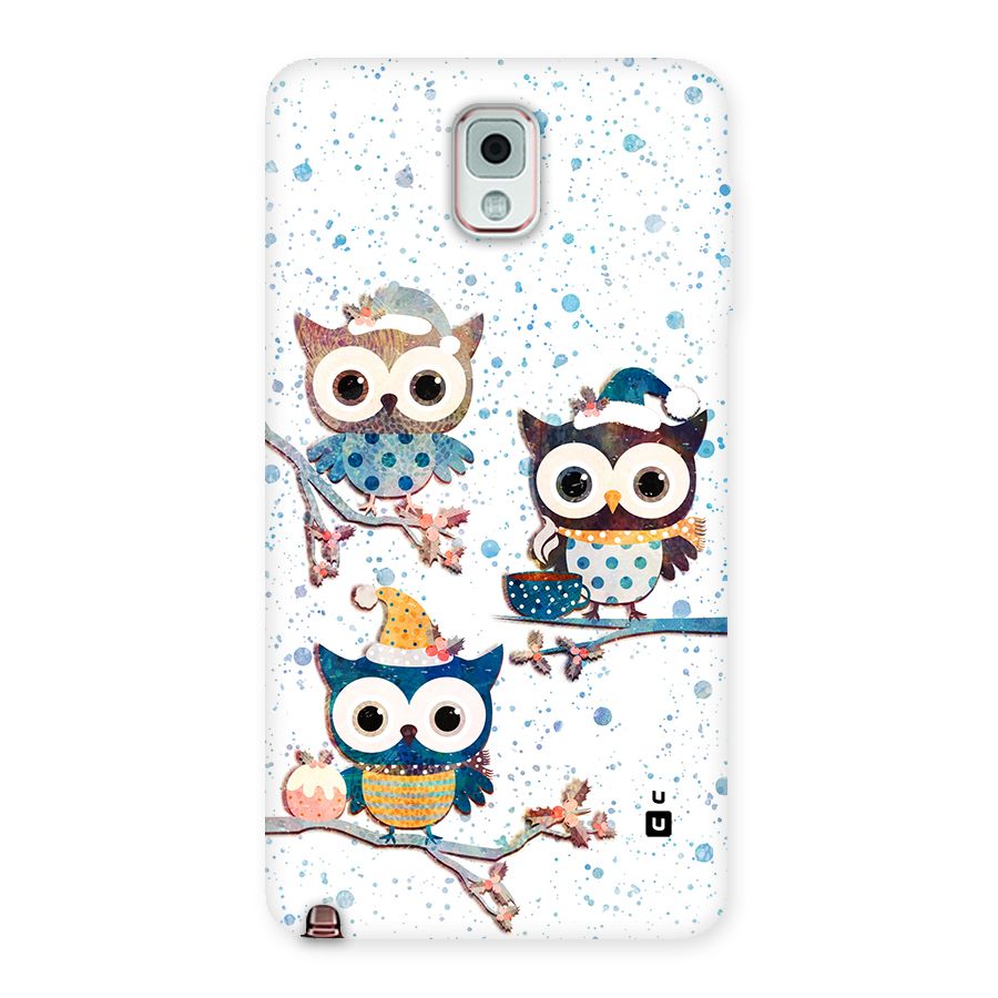 Winter Owls Back Case for Galaxy Note 3