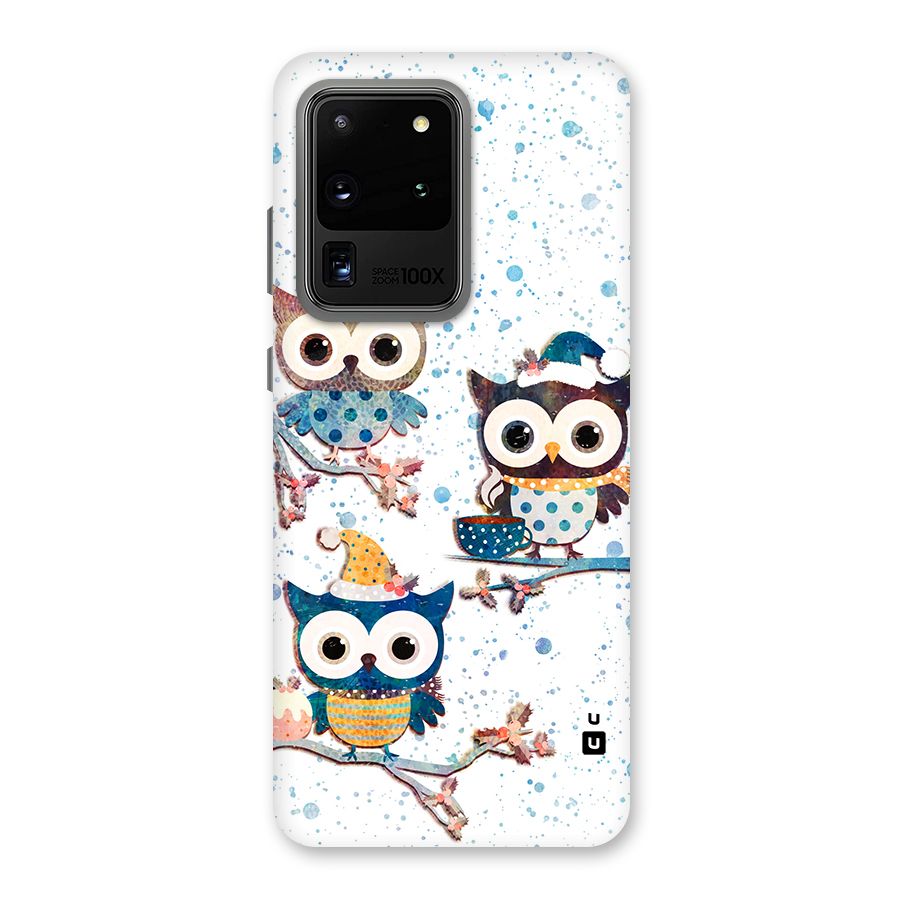 Winter Owls Back Case for Galaxy S20 Ultra