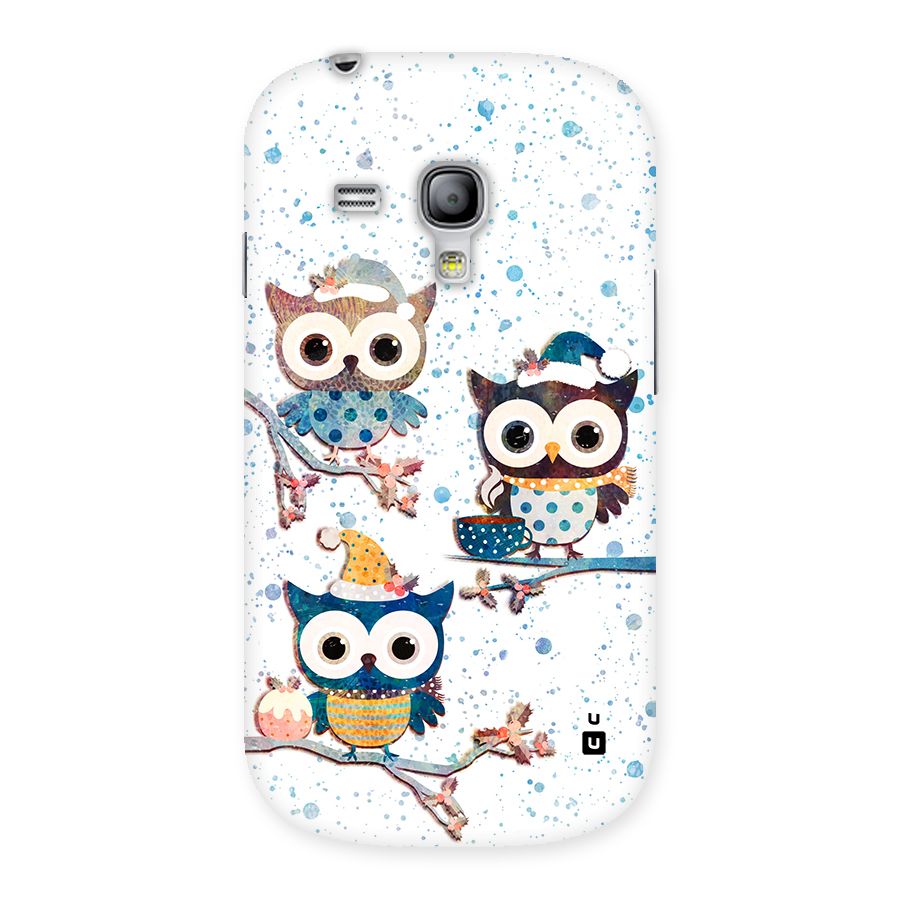 Winter Owls Back Case for Galaxy S3 Mini