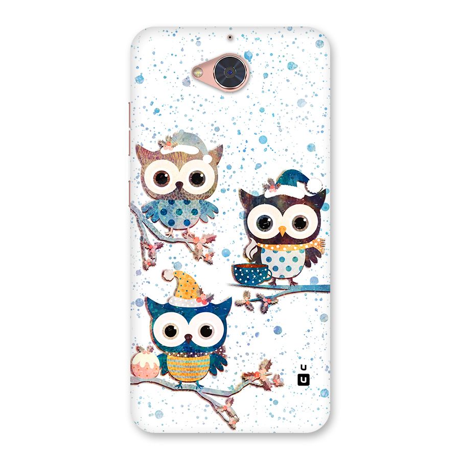 Winter Owls Back Case for Gionee S6 Pro