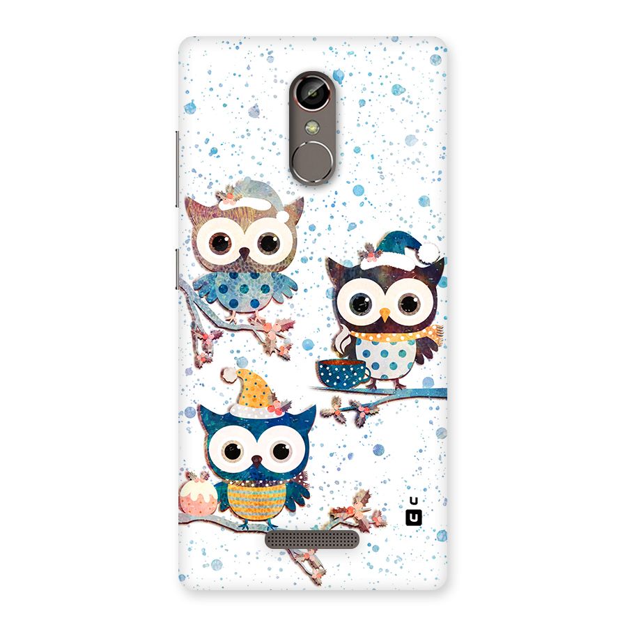Winter Owls Back Case for Gionee S6s