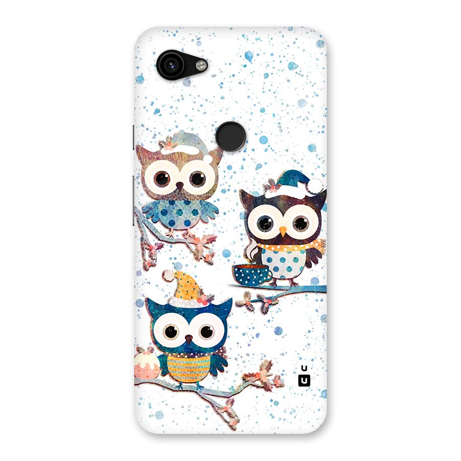 Winter Owls Back Case for Google Pixel 3a XL