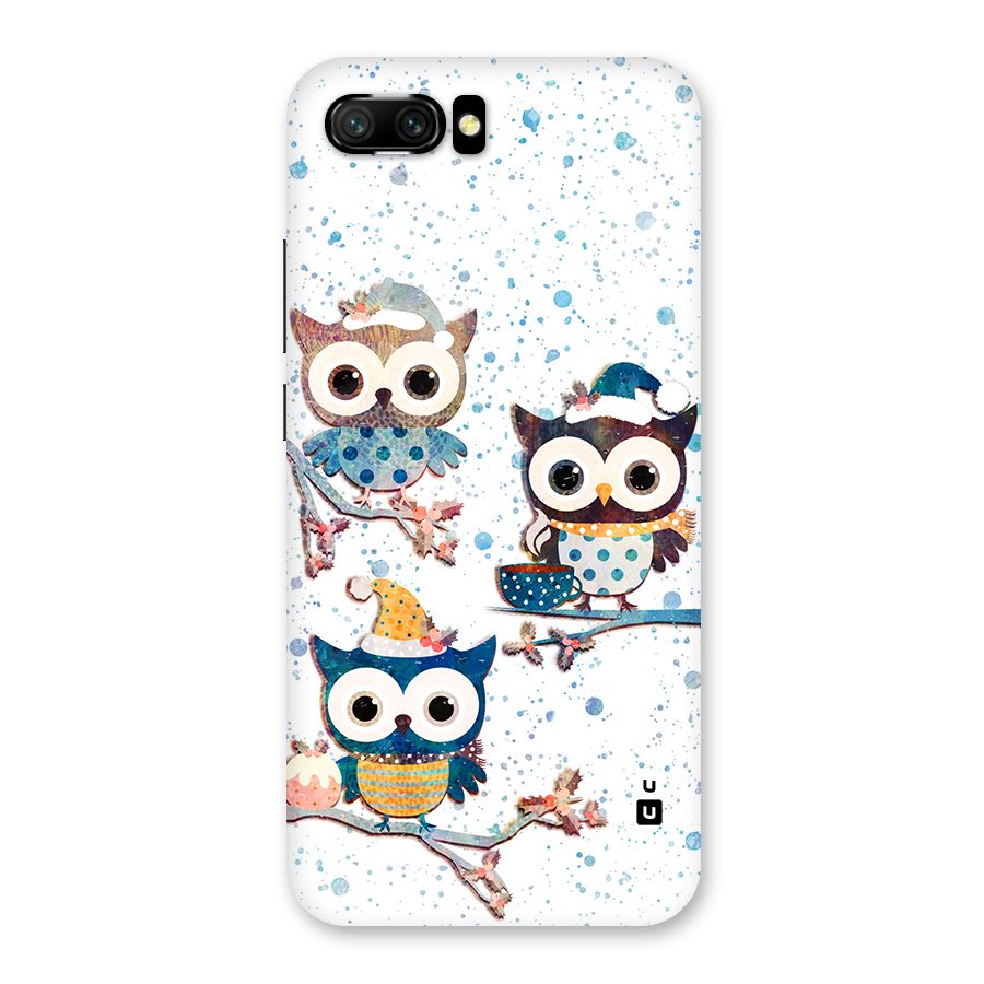 Winter Owls Back Case for Honor 10