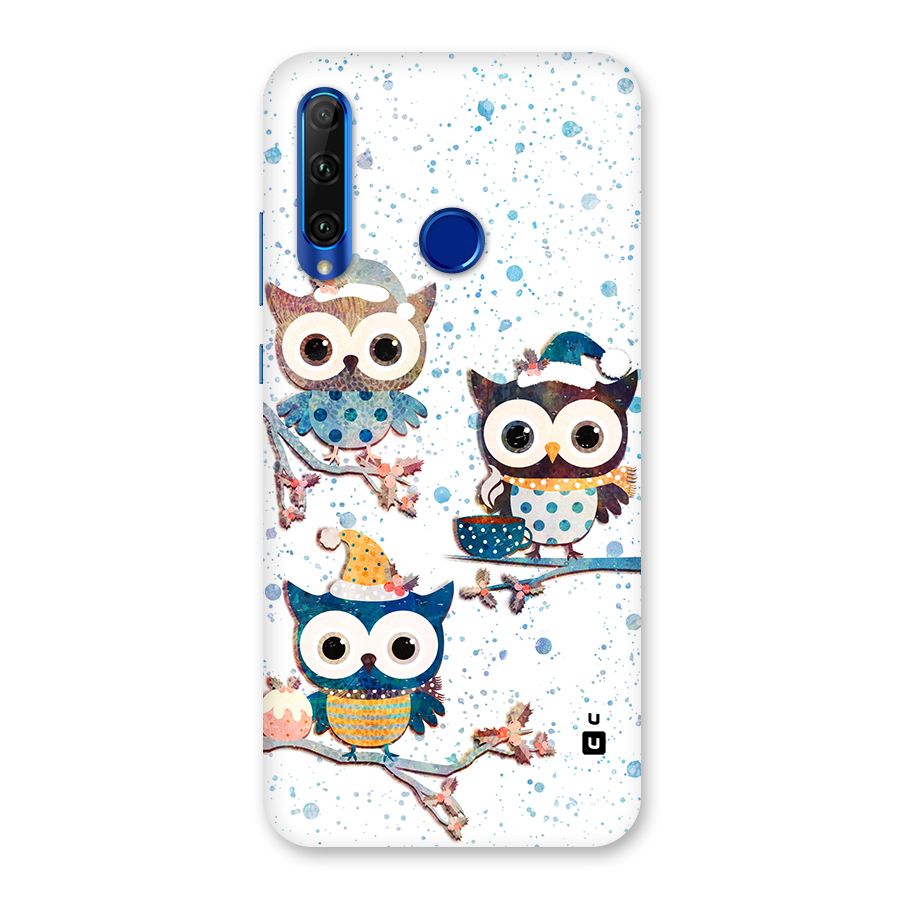 Winter Owls Back Case for Honor 20i