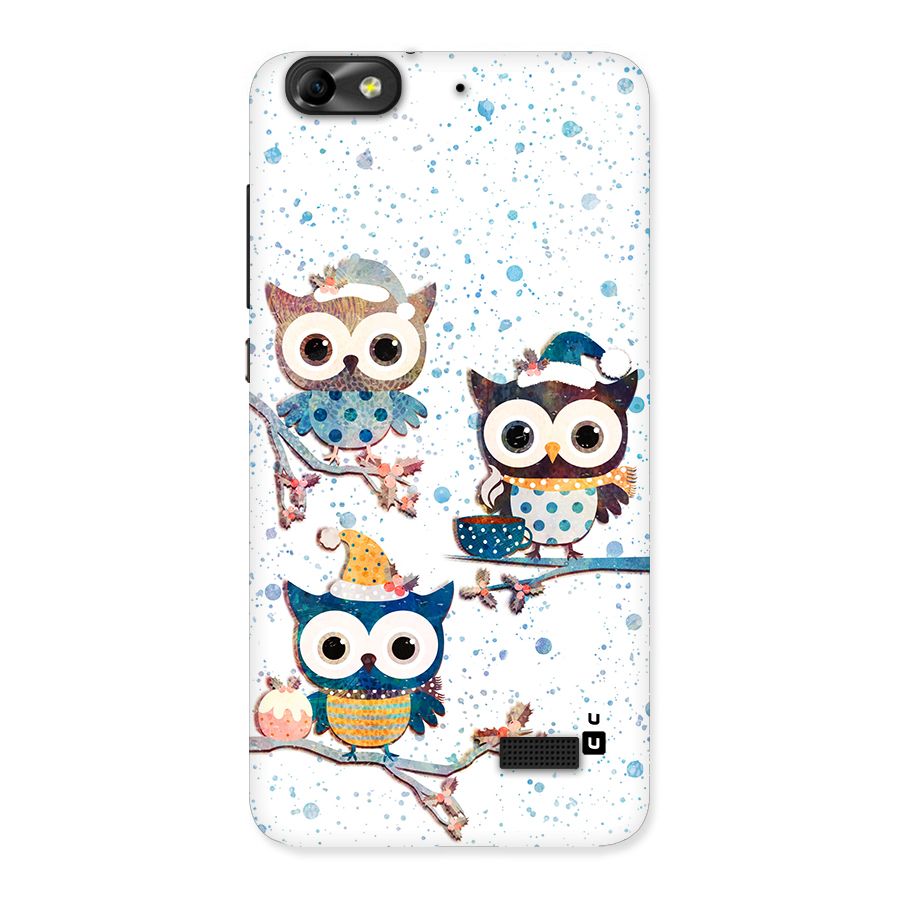 Winter Owls Back Case for Honor 4C