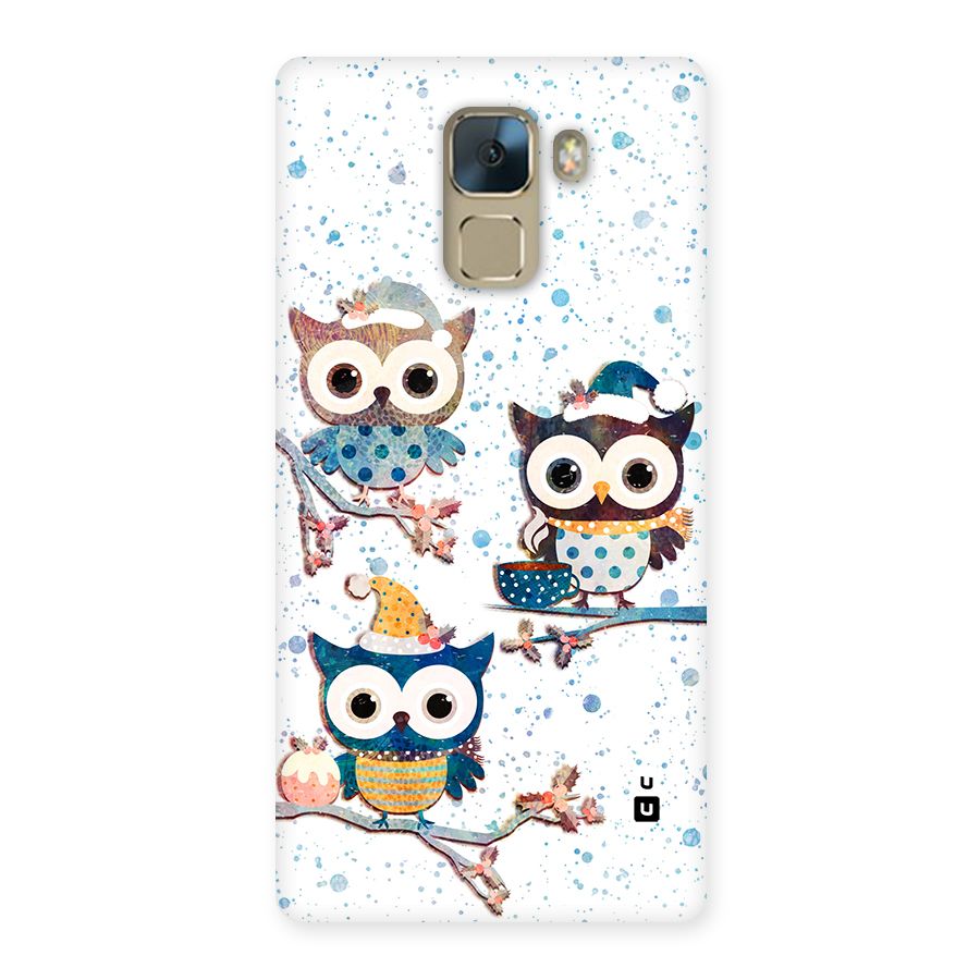Winter Owls Back Case for Honor 7