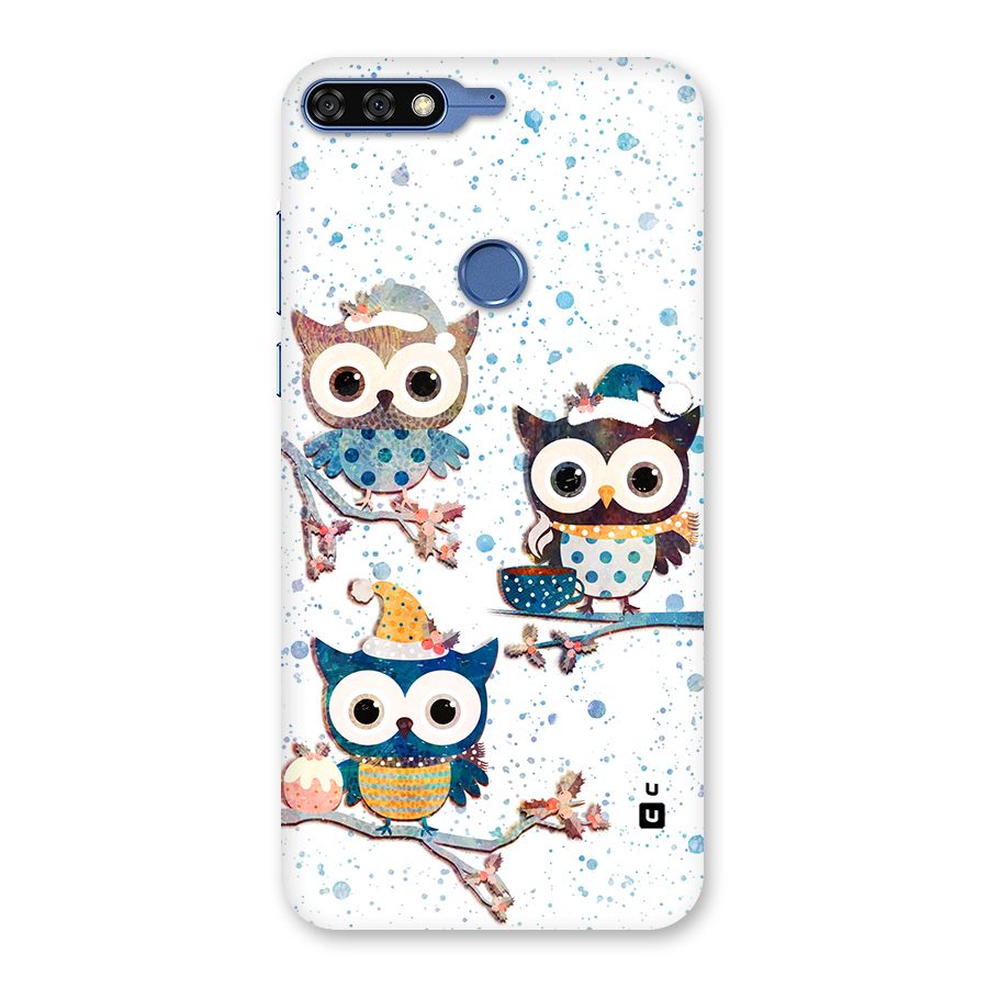 Winter Owls Back Case for Honor 7C