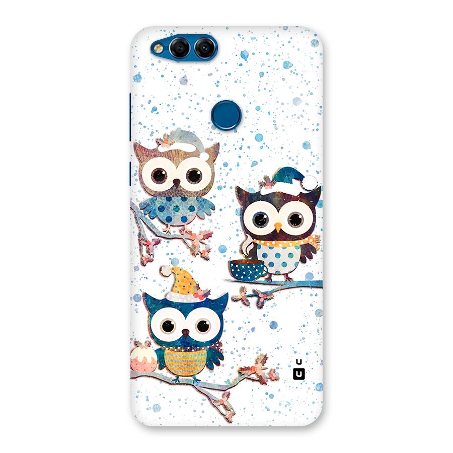 Winter Owls Back Case for Honor 7X
