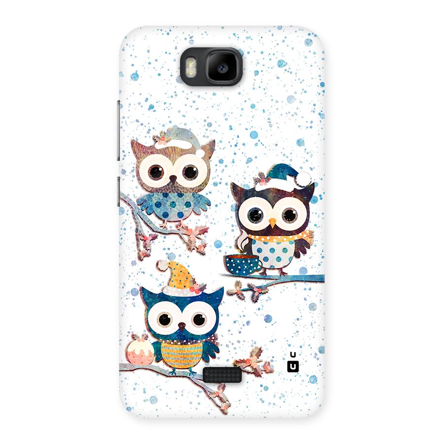 Winter Owls Back Case for Honor Bee