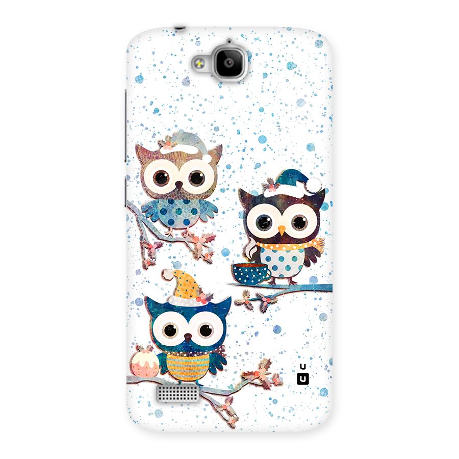 Winter Owls Back Case for Honor Holly