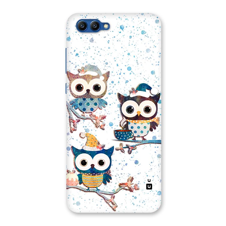 Winter Owls Back Case for Honor View 10