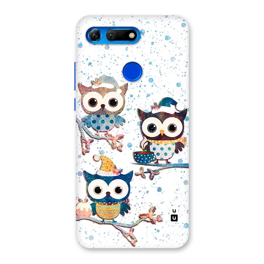 Winter Owls Back Case for Honor View 20