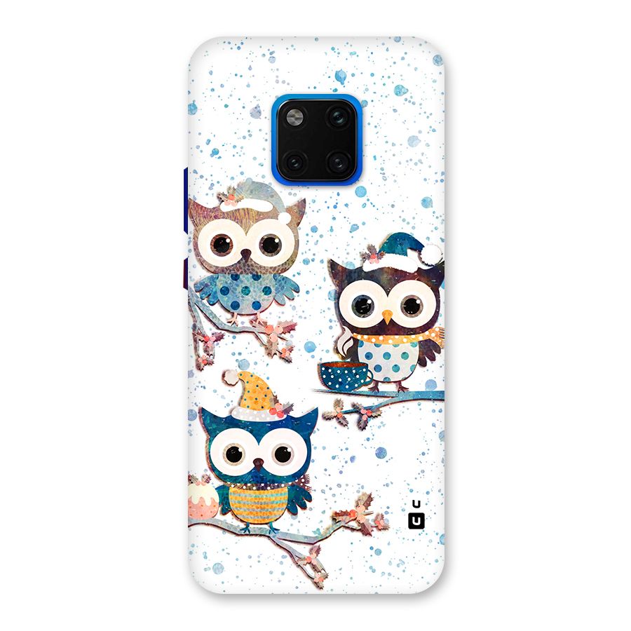 Winter Owls Back Case for Huawei Mate 20 Pro