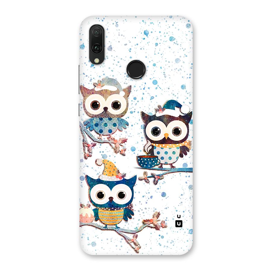 Winter Owls Back Case for Huawei Y9 (2019)