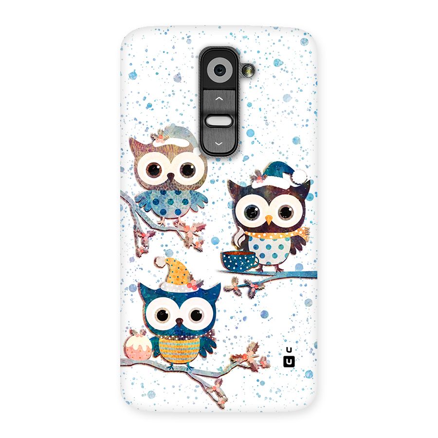 Winter Owls Back Case for LG G2