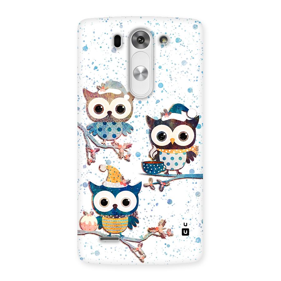 Winter Owls Back Case for LG G3 Mini