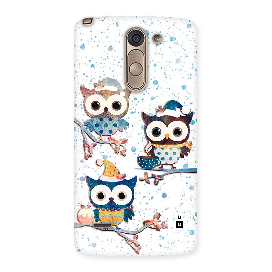 Winter Owls Back Case for LG G3 Stylus