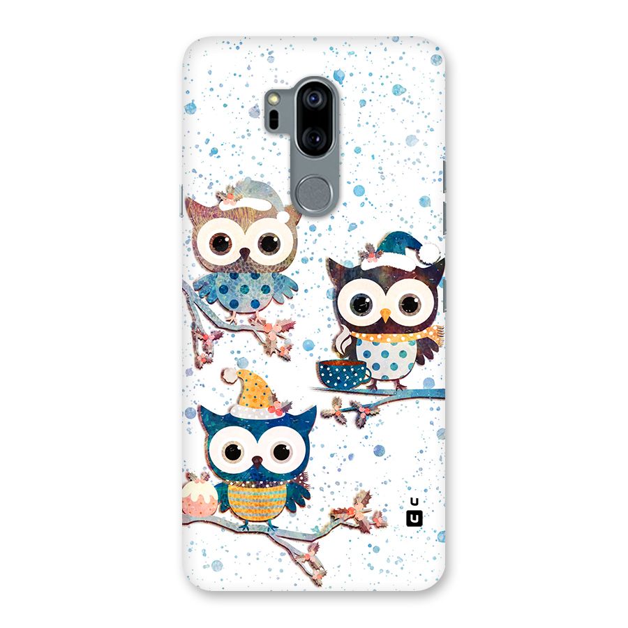 Winter Owls Back Case for LG G7
