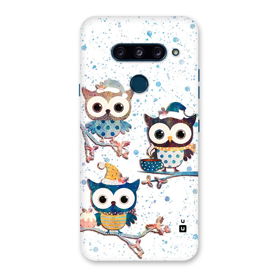 Winter Owls Back Case for LG  V40 ThinQ