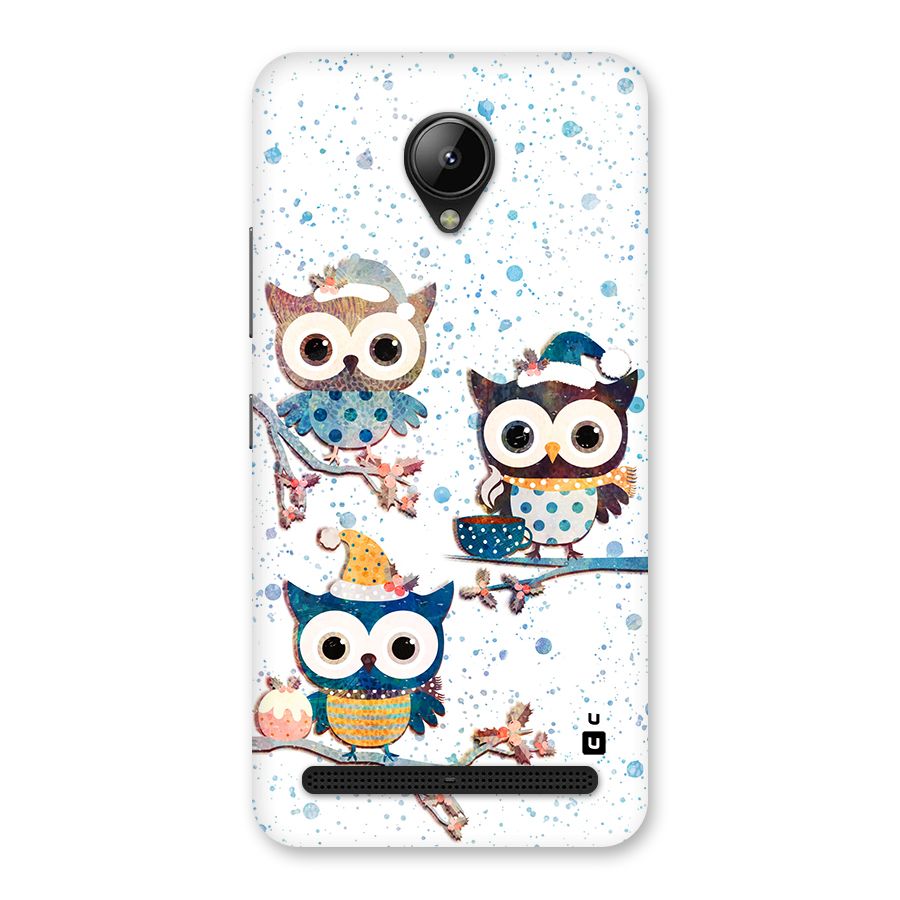 Winter Owls Back Case for Lenovo C2