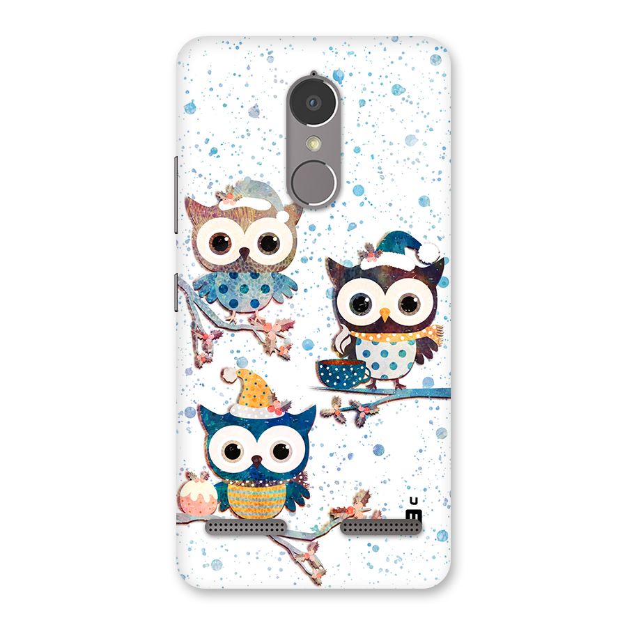 Winter Owls Back Case for Lenovo K6