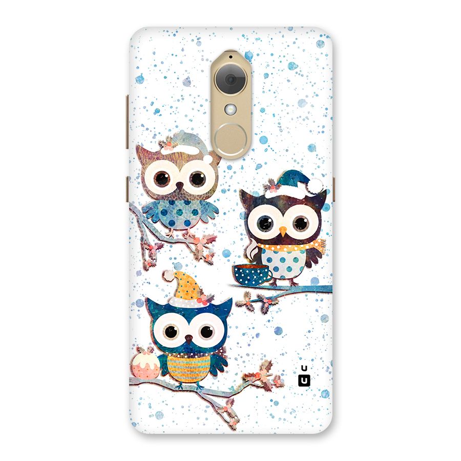 Winter Owls Back Case for Lenovo K8