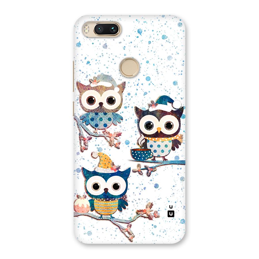 Winter Owls Back Case for Mi A1