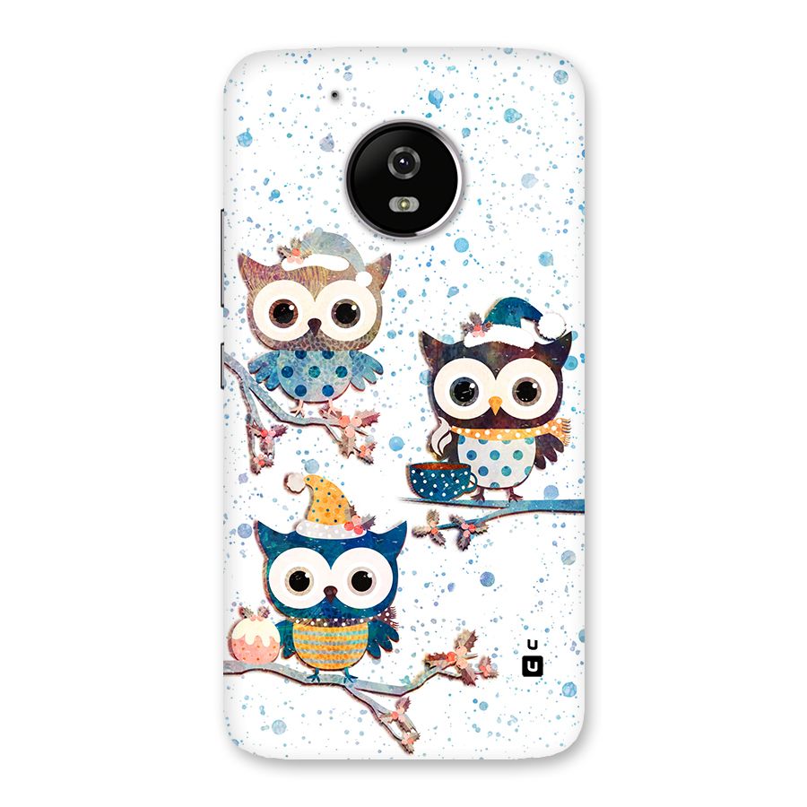 Winter Owls Back Case for Moto G5
