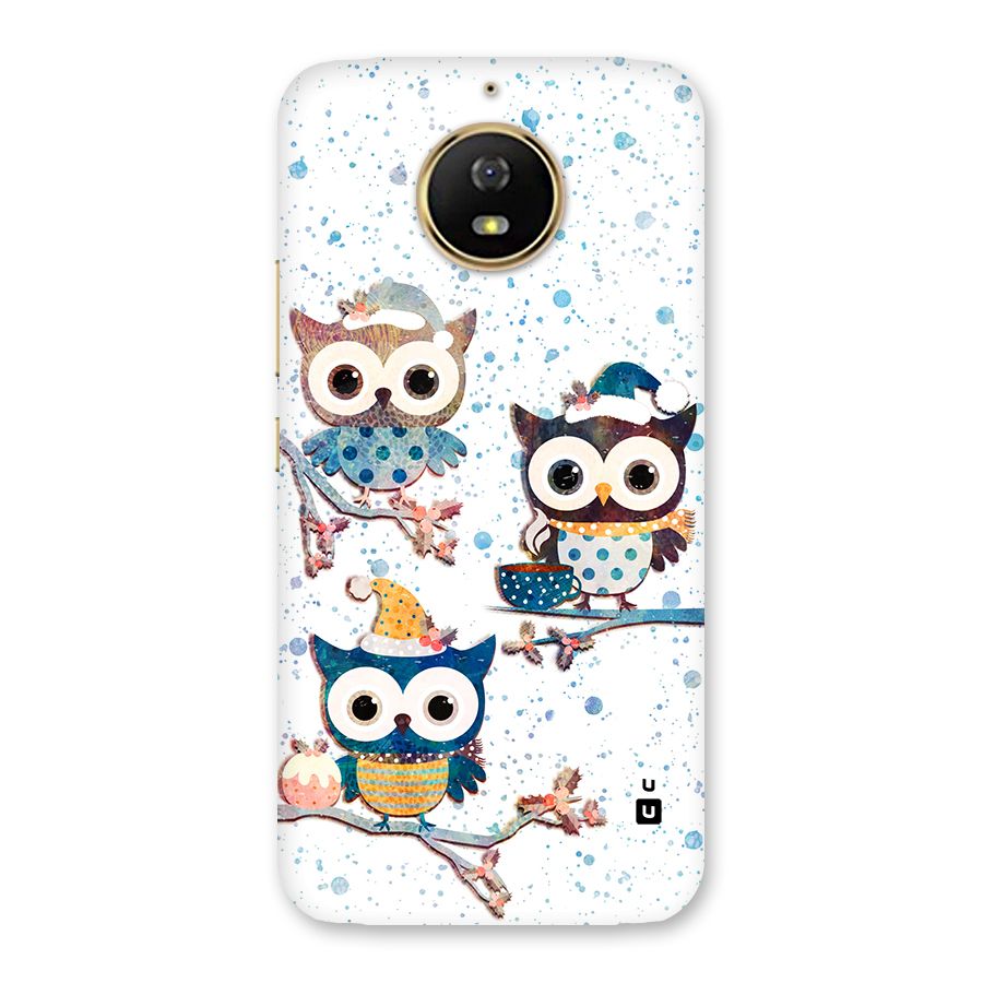Winter Owls Back Case for Moto G5s