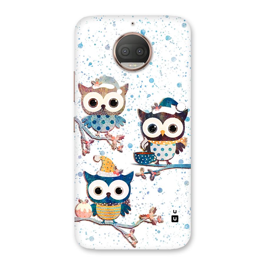 Winter Owls Back Case for Moto G5s Plus
