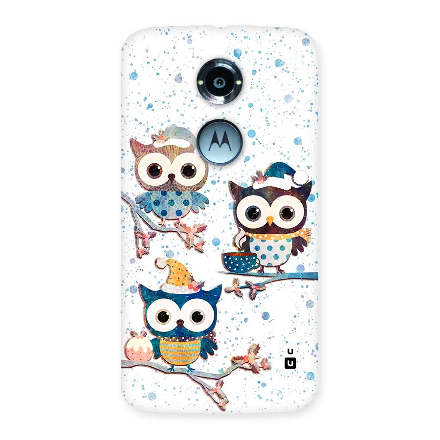 Winter Owls Back Case for Moto X2