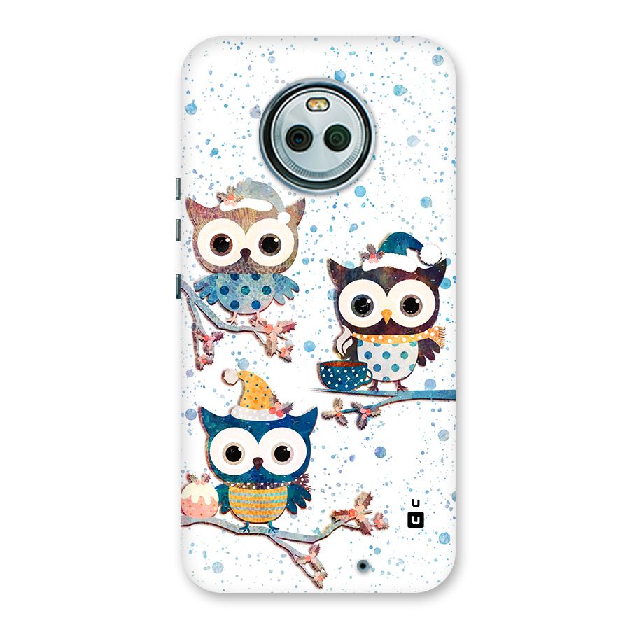 Winter Owls Back Case for Moto X4