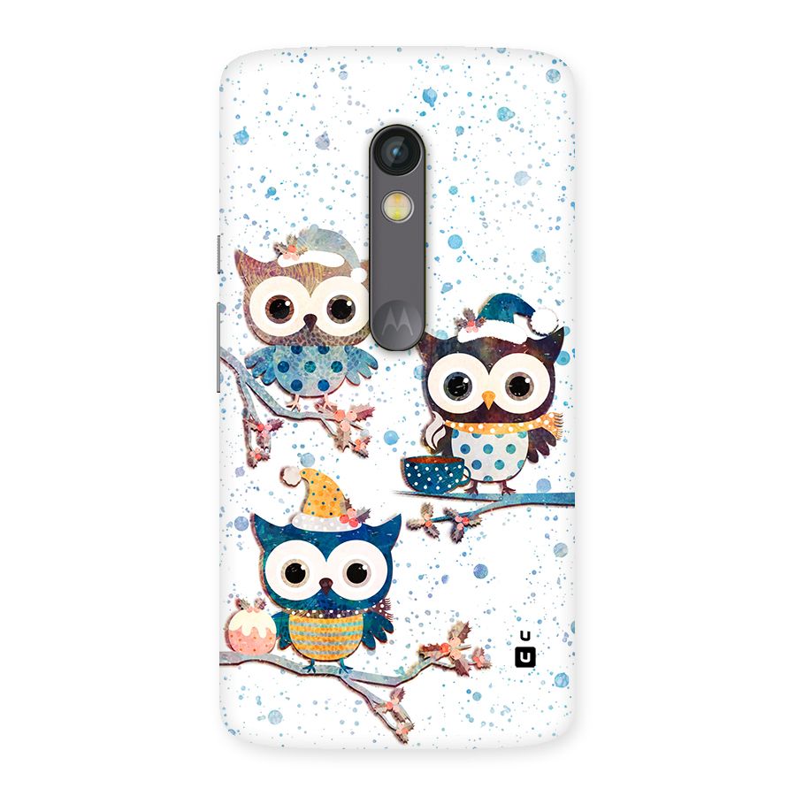 Winter Owls Back Case for Moto X Play