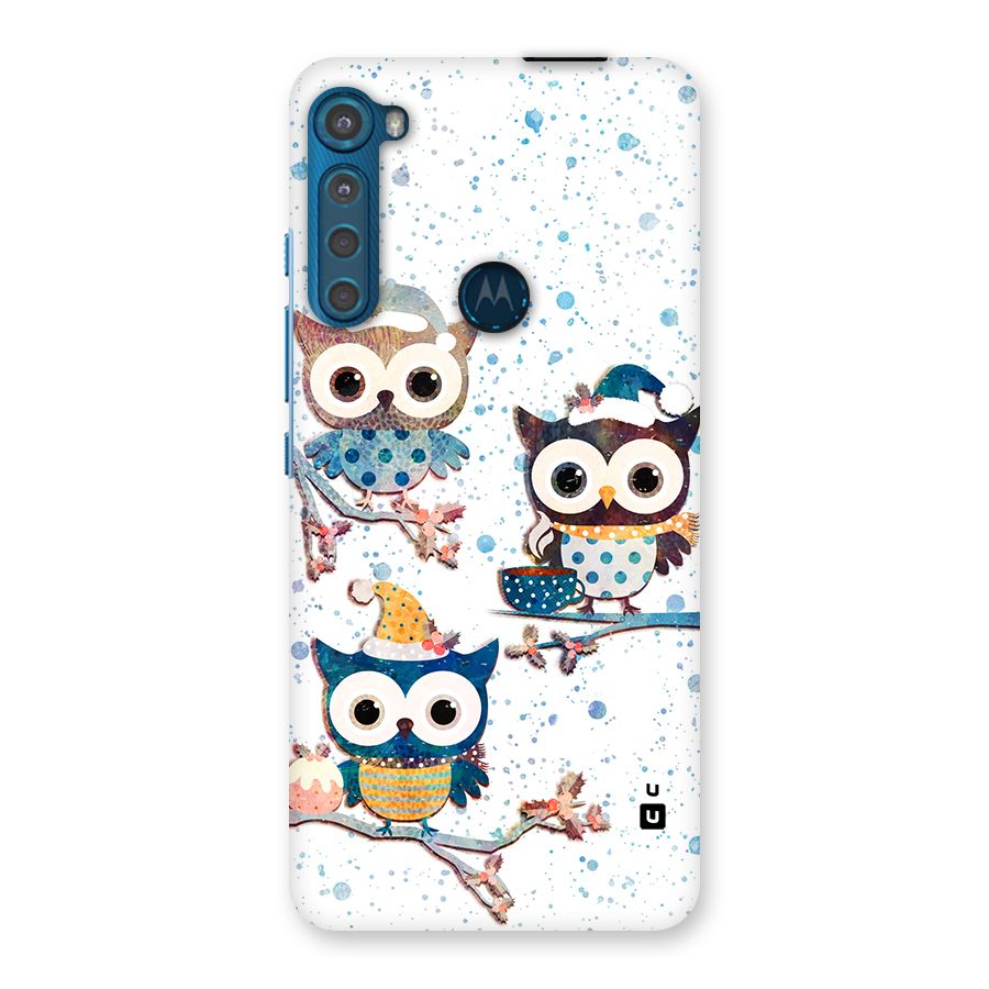 Winter Owls Back Case for Motorola One Fusion Plus