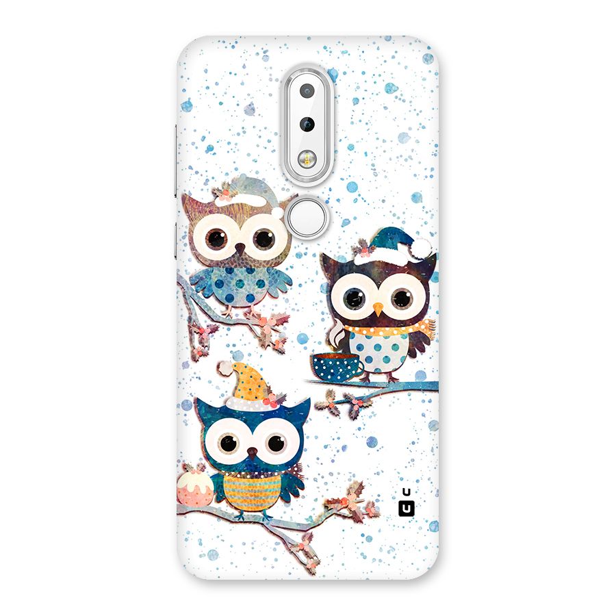 Winter Owls Back Case for Nokia 6.1 Plus