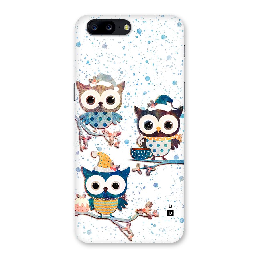 Winter Owls Back Case for OnePlus 5