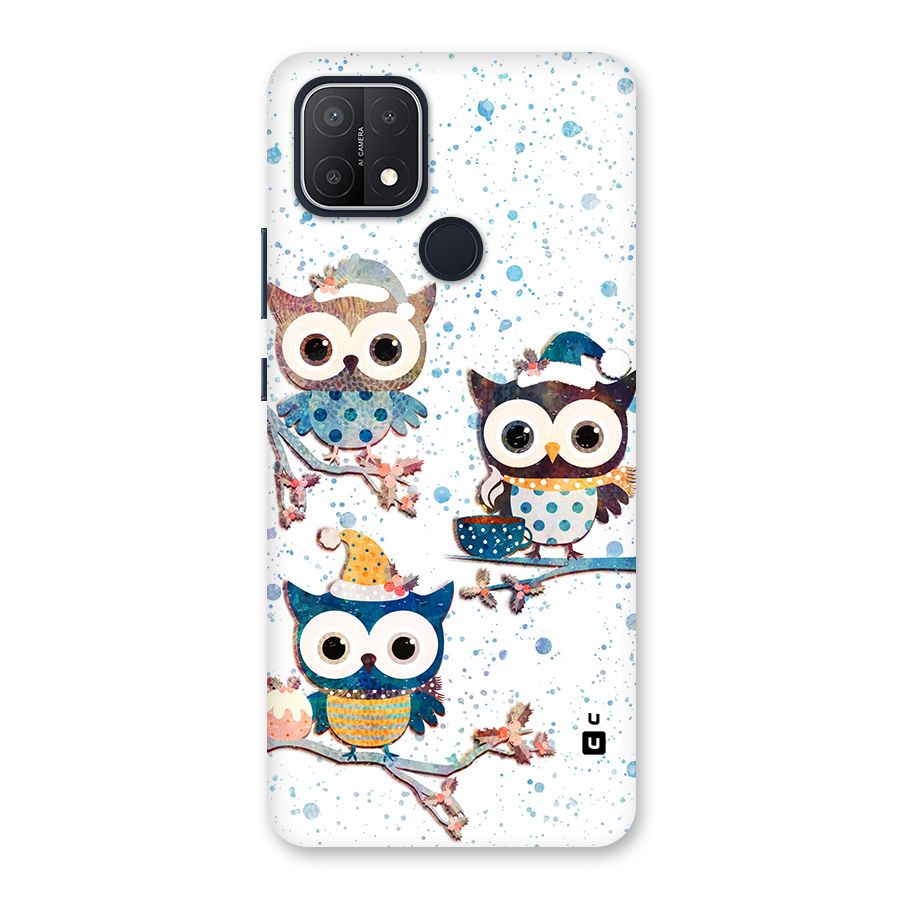 Winter Owls Back Case for Oppo A15