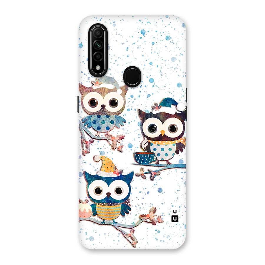 Winter Owls Back Case for Oppo A31