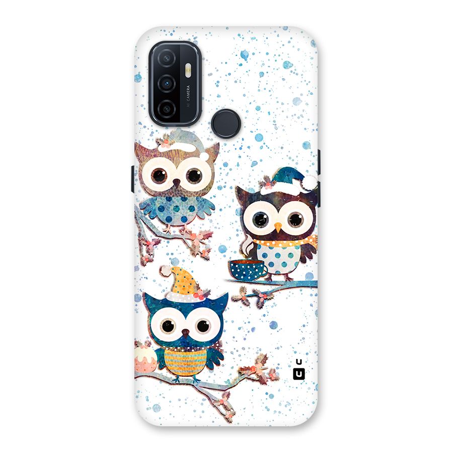 Winter Owls Back Case for Oppo A32