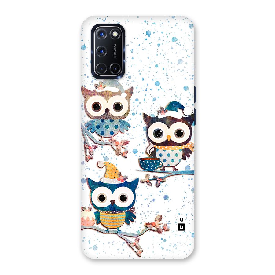 Winter Owls Back Case for Oppo A52