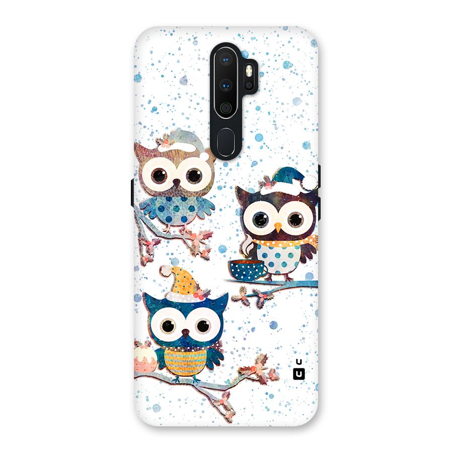 Winter Owls Back Case for Oppo A5 (2020)