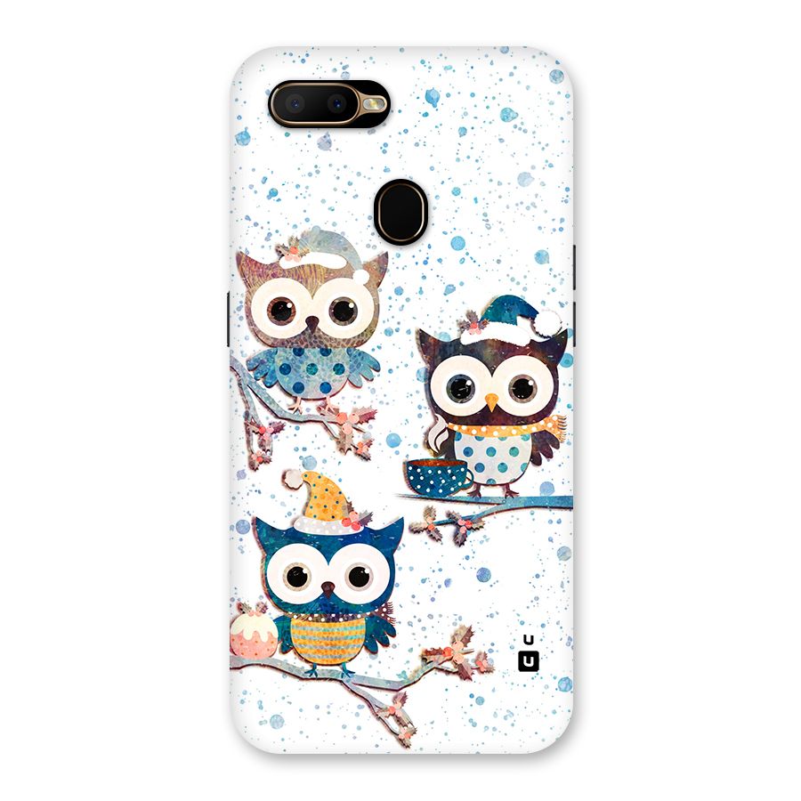 Winter Owls Back Case for Oppo A5s