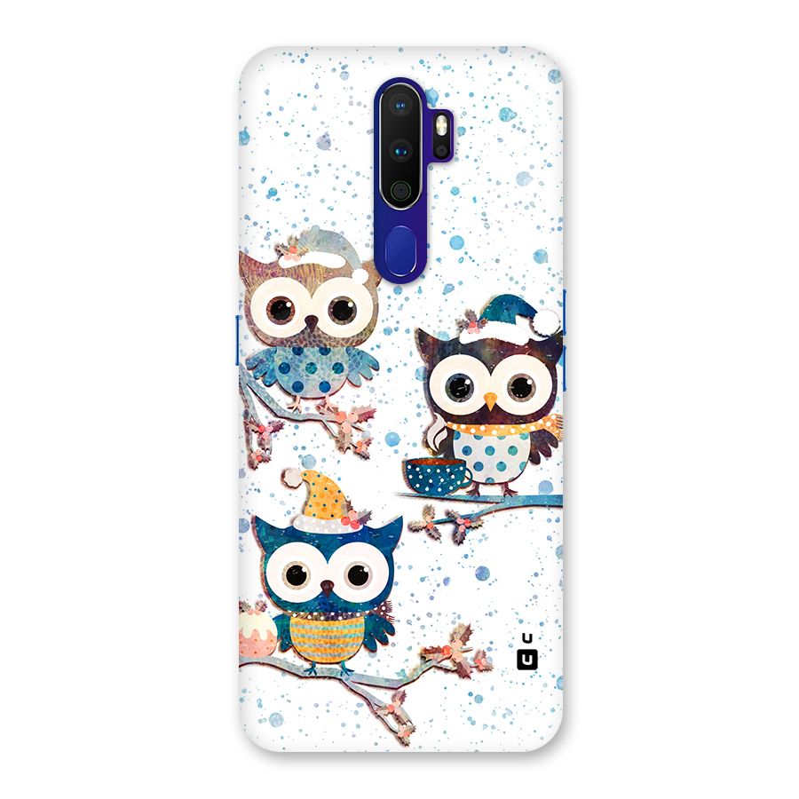 Winter Owls Back Case for Oppo A9 (2020)