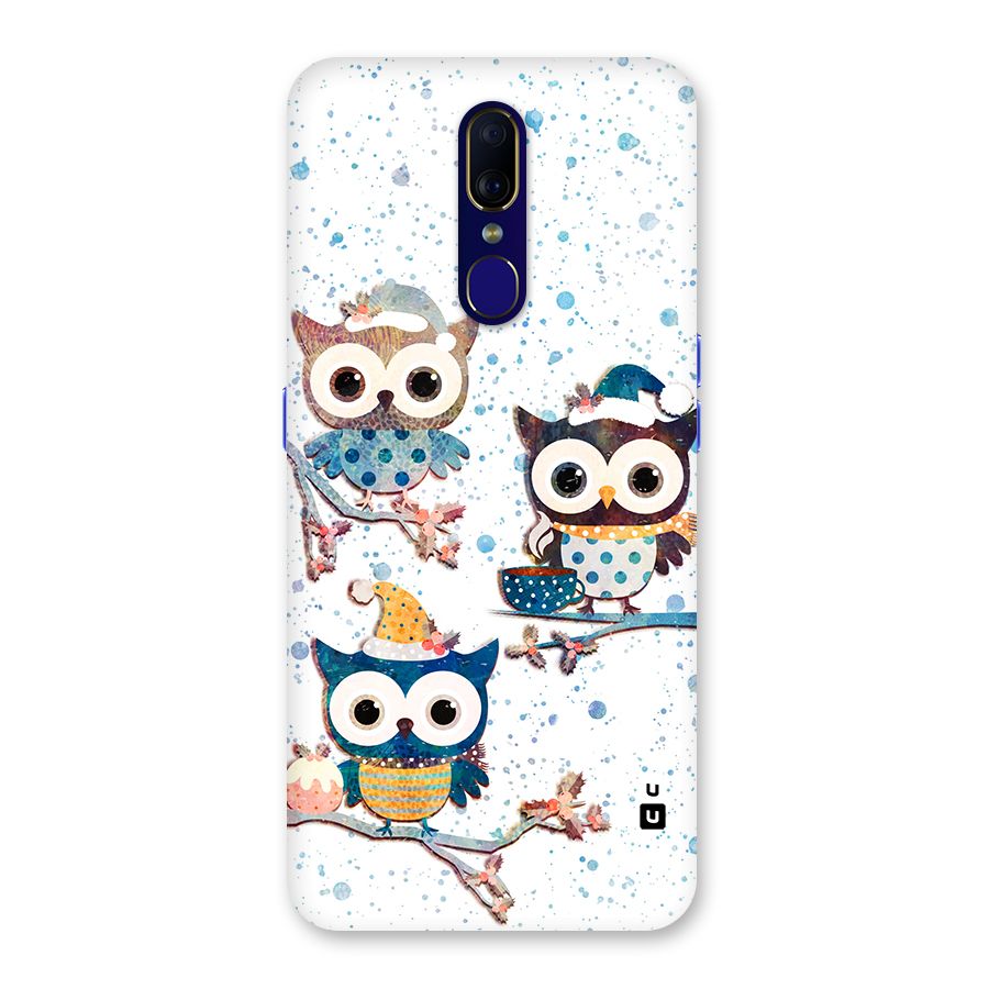 Winter Owls Back Case for Oppo F11