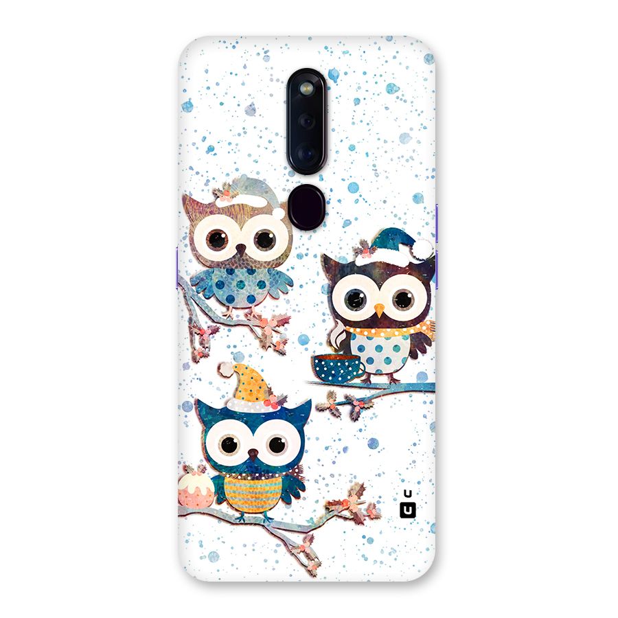 Winter Owls Back Case for Oppo F11 Pro