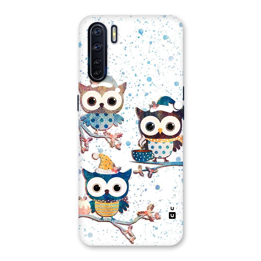 Winter Owls Back Case for Oppo F15