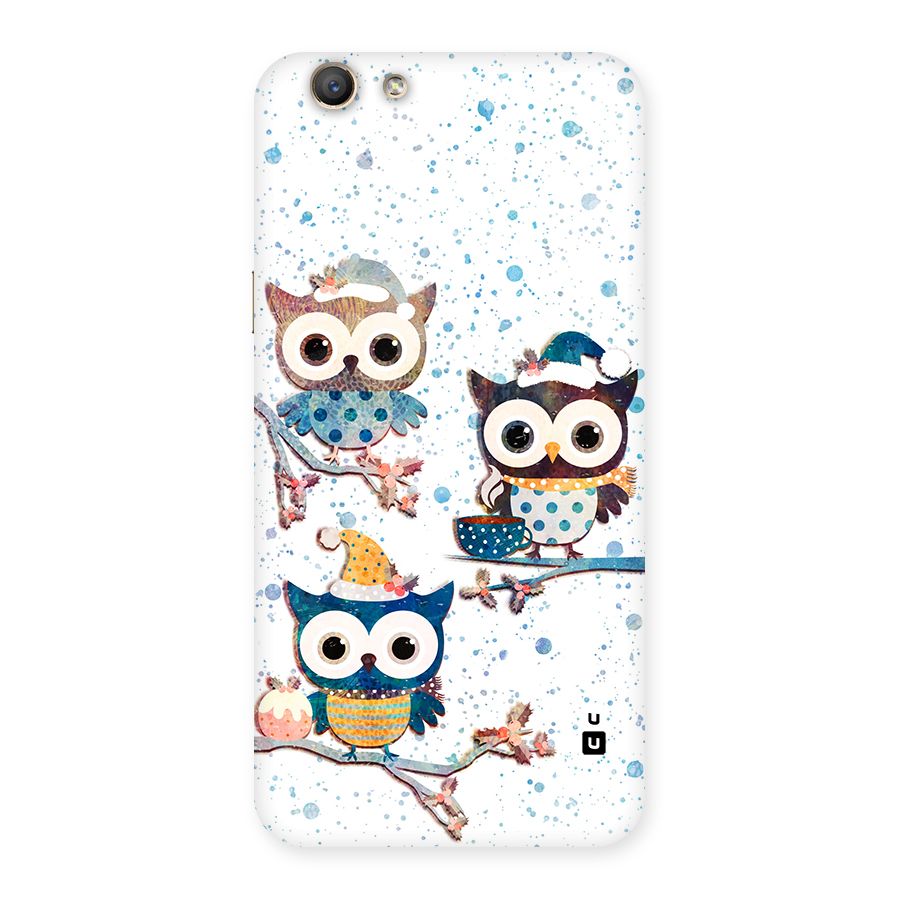 Winter Owls Back Case for Oppo F1s