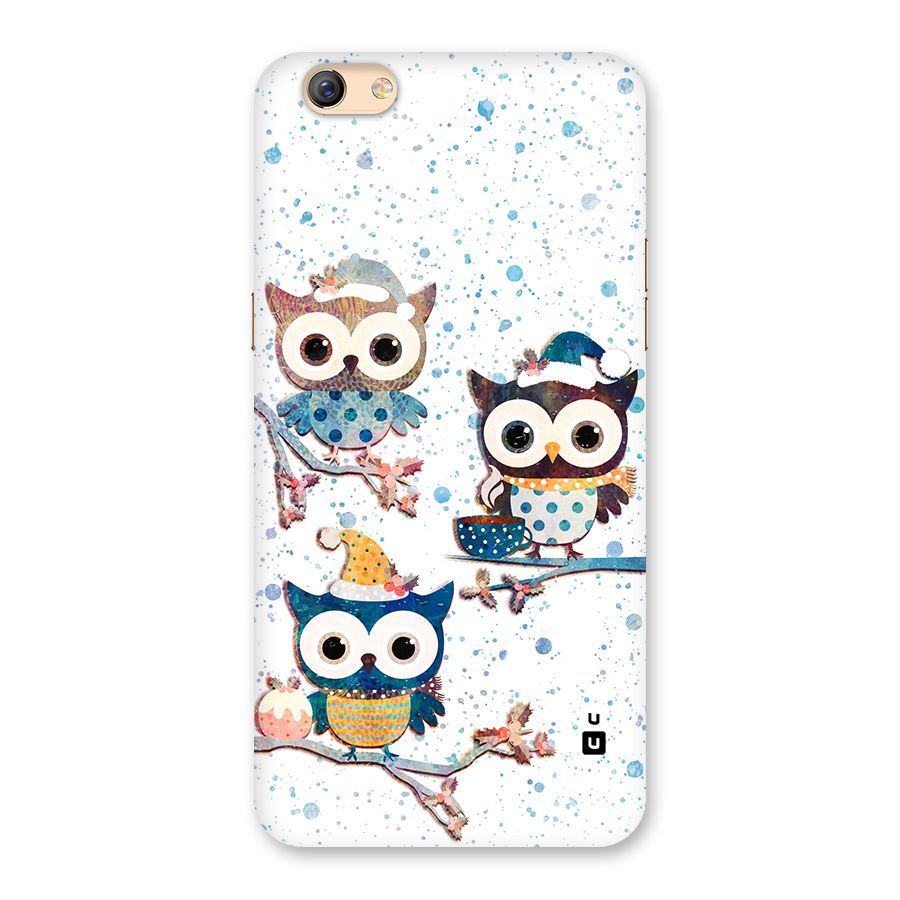 Winter Owls Back Case for Oppo F3 Plus