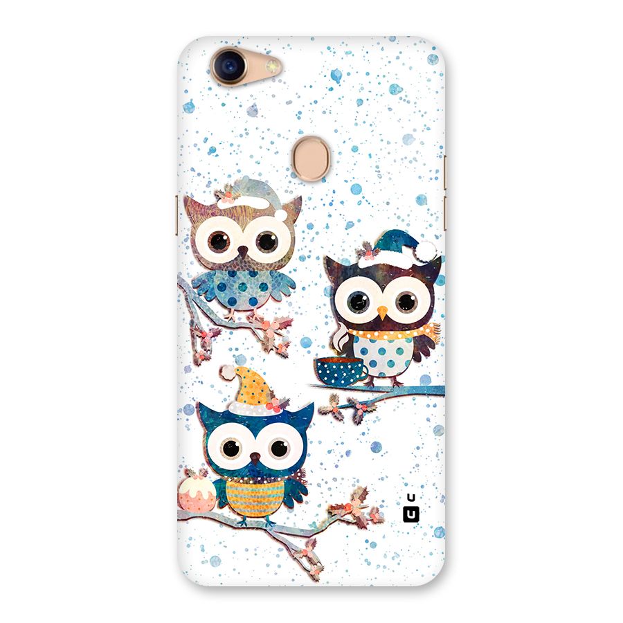 Winter Owls Back Case for Oppo F5